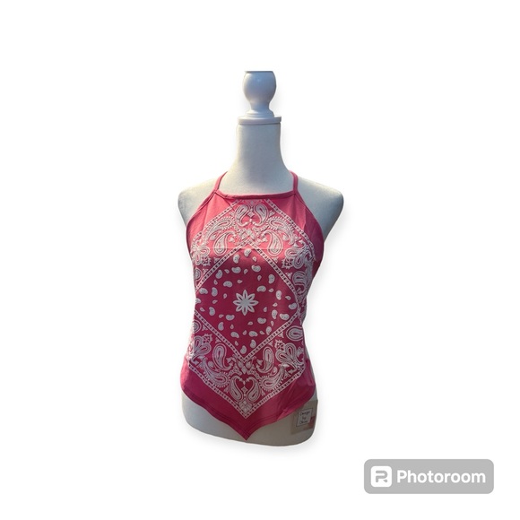 Design by Olivia Women's Sexy Paisley Bandana/Tie dye
Halter Top - Picture 2 of 7